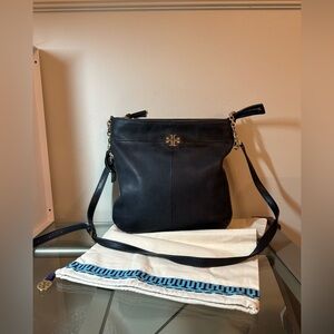 Tory Burch black leather crossbody bag